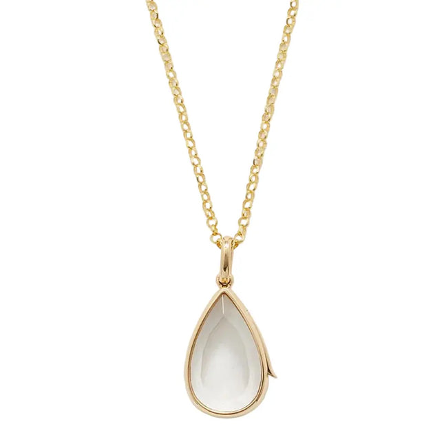 Heart & Water Drop Pendant Necklace null