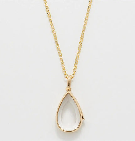 Heart & Water Drop Pendant Necklace null