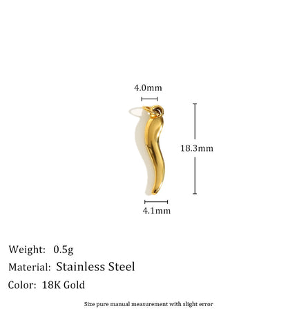 DIY Jewelry Accessories Stainless Steel Plated Pendant