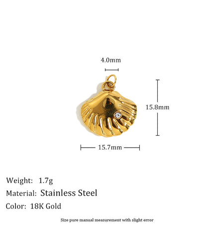 DIY Jewelry Accessories Stainless Steel Plated Pendant
