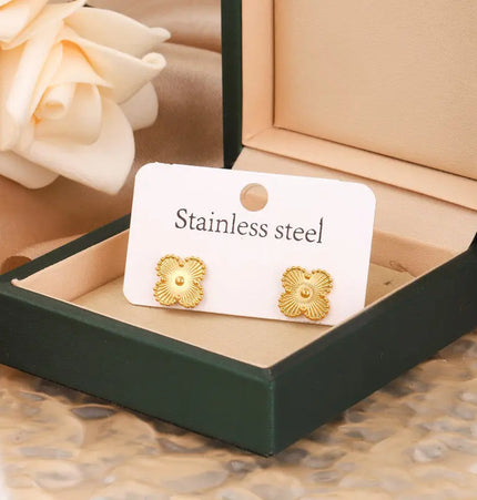 Titanium Steel No-Fading Geometric Earrings null