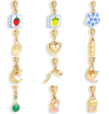 Stainless Steel Fruit Series Pendant Accessories