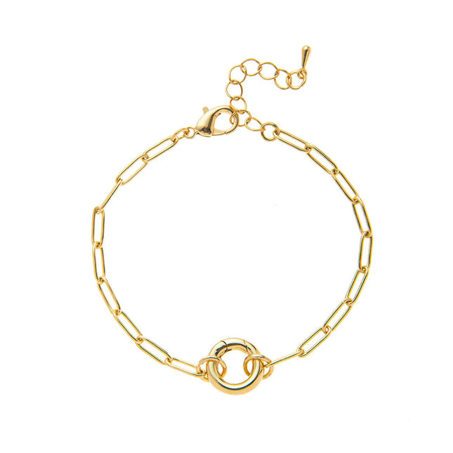 12 Birthstone Open Ring Pendant Necklace and Bracelet – Stainless Steel null