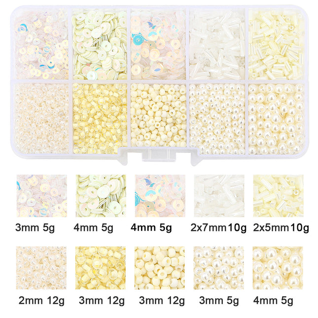 Glass Beads Handmade Diy Same Color Sequin Beads