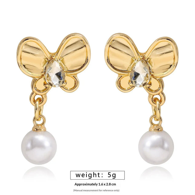 Creative Butterfly Pendant Womens Earrings null