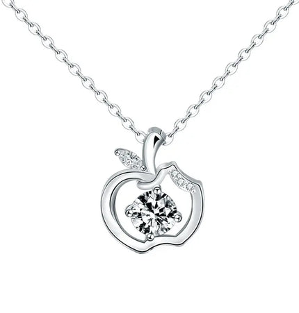 Moissanite Clavicle Necklace in Sterling Silver | Wholesale Jewelry null