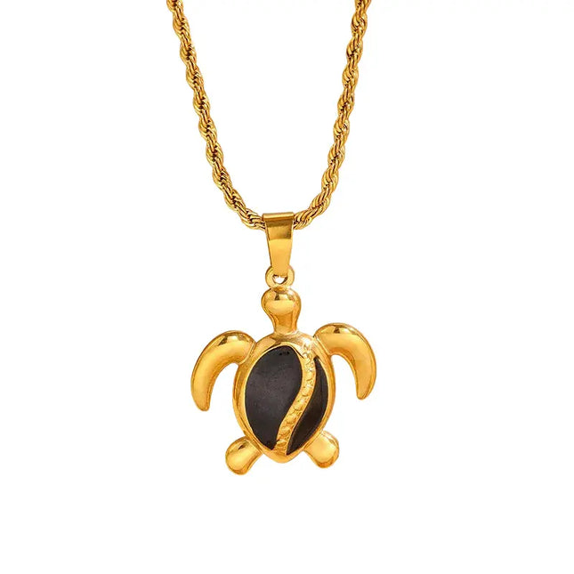 Geometric Ocean Wave Pendant Necklace | Minimalist Wholesale Jewelry null