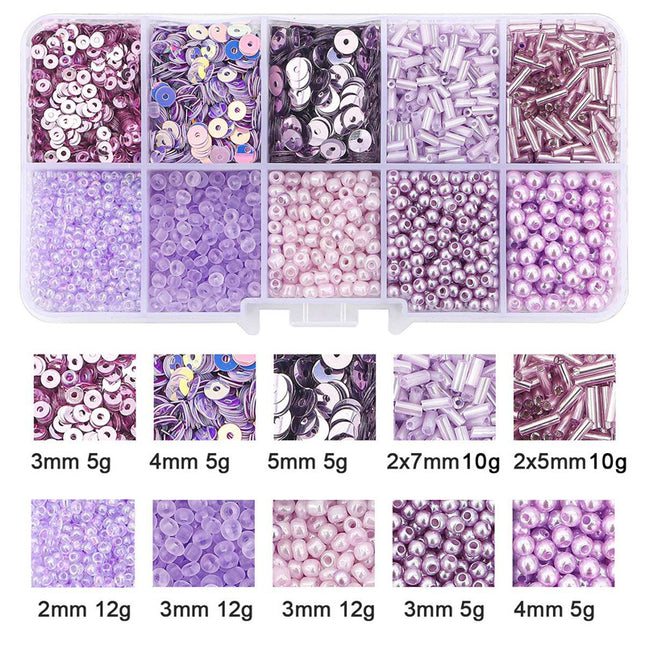 Glass Beads Handmade Diy Same Color Sequin Beads