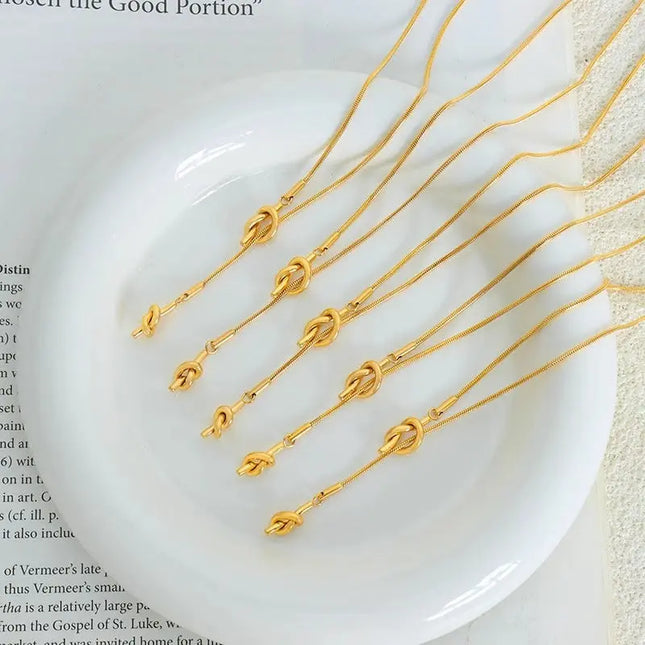 Adjustable Long Snake Chain Necklace null