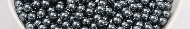 No Hole Round 3-10mm Imitation Pearl Loose Beads