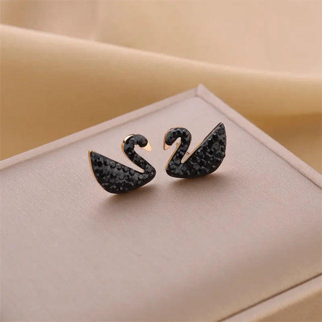 Titanium Steel No-Fading Geometric Earrings null