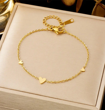 All-Matching Gold Fashion Bracelet – Titanium Steel Wholesale Jewelry null