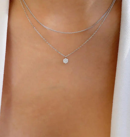 Minimalist Multi-Layer Pearl Necklace null