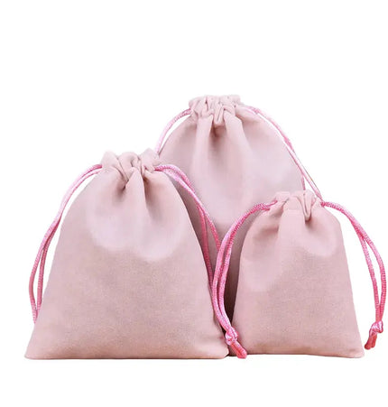 Velvet Jewelry Pouch – Soft Drawstring Jewelry Bag null
