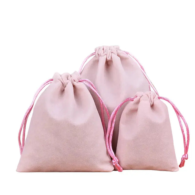 Velvet Jewelry Pouch – Soft Drawstring Jewelry Bag null