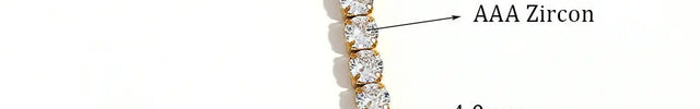 Stainless Steel Zircon Necklace & Bracelet Set – Waterproof Wholesale Jewelry null