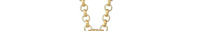 18K Gold Plated Stainless Steel DIY Chain Necklace null