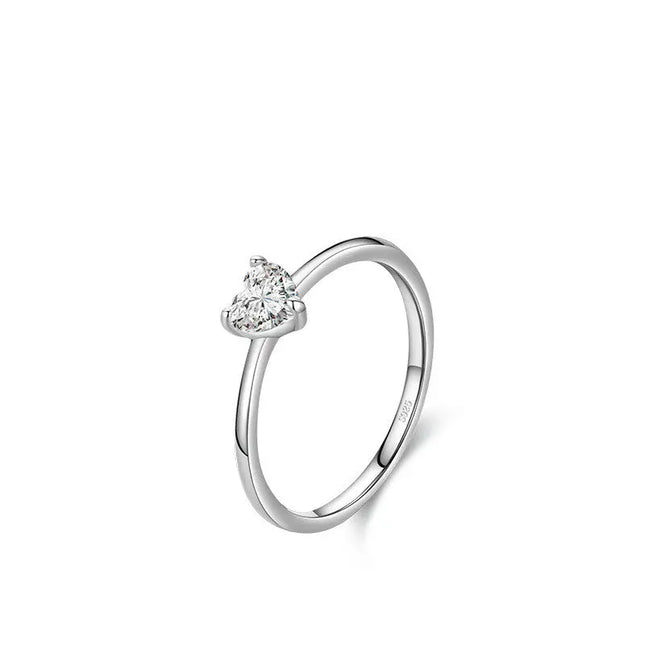 925 Sterling Silver Heart Ring null