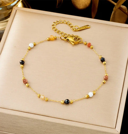 All-Matching Gold Fashion Bracelet – Titanium Steel Wholesale Jewelry null