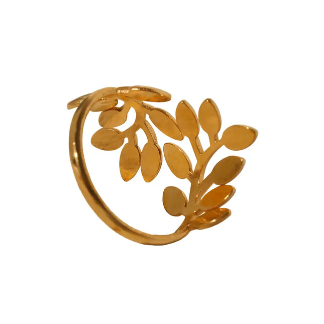 Titanium Steel Ring Opening Does Not Fade null