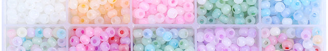 Glass Beads Handmade Diy Same Color Sequin Beads