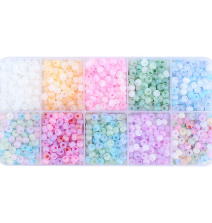Glass Beads Handmade Diy Same Color Sequin Beads