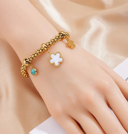 Summer Star Charm Stainless Steel Bracelet null