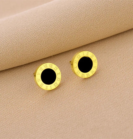 Titanium Steel No-Fading Geometric Earrings null