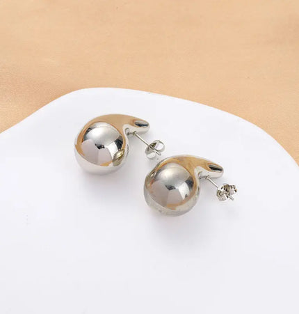 Titanium Steel No-Fading Geometric Earrings null