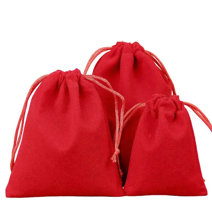 Velvet Jewelry Pouch – Soft Drawstring Jewelry Bag null