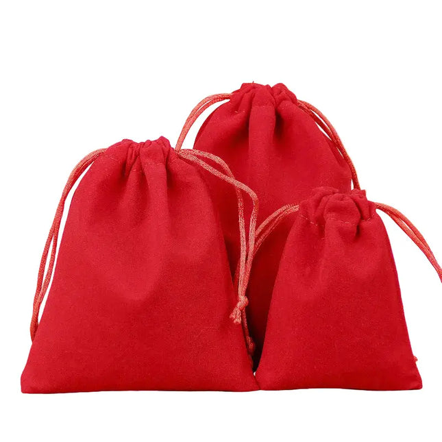 Velvet Jewelry Pouch – Soft Drawstring Jewelry Bag null