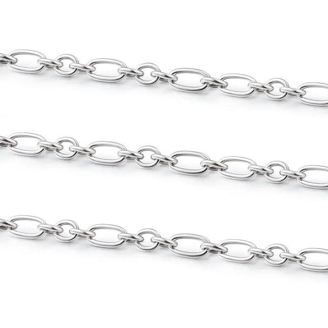 Titanium Steel Cross O-ring Chain Diy Necklace Bracelet null