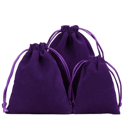 Velvet Jewelry Pouch – Soft Drawstring Jewelry Bag null