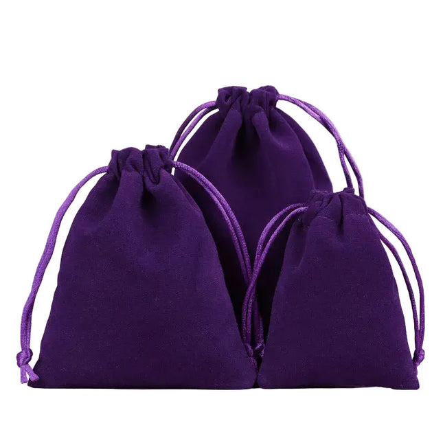 Velvet Jewelry Pouch – Soft Drawstring Jewelry Bag null