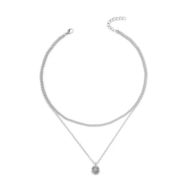Minimalist Multi-Layer Pearl Necklace null