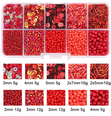 Glass Beads Handmade Diy Same Color Sequin Beads