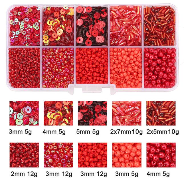 Glass Beads Handmade Diy Same Color Sequin Beads