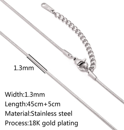 Stainless Steel 18K Gold Plated Chain Accessories – Base Chains for Personalized Jewelry null