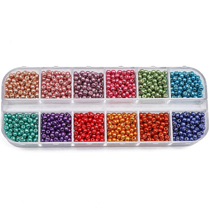 Glass Beads Handmade Diy Same Color Sequin Beads