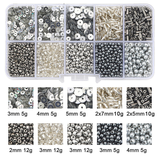 Glass Beads Handmade Diy Same Color Sequin Beads