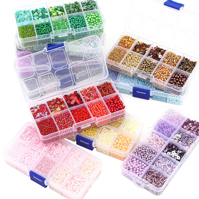 Glass Beads Handmade Diy Same Color Sequin Beads