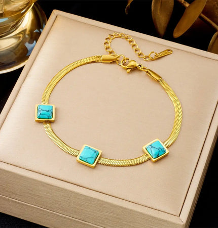 All-Matching Gold Fashion Bracelet – Titanium Steel Wholesale Jewelry null