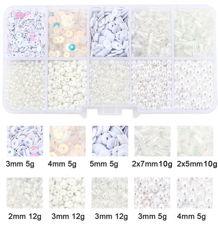 Glass Beads Handmade Diy Same Color Sequin Beads