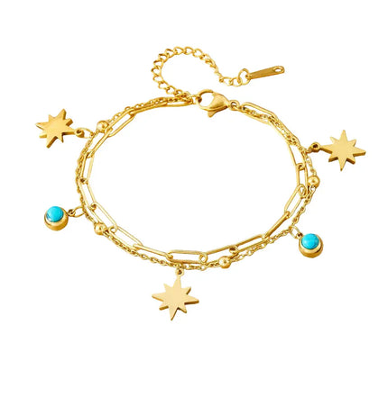 All-Matching Gold Fashion Bracelet – Titanium Steel Wholesale Jewelry null