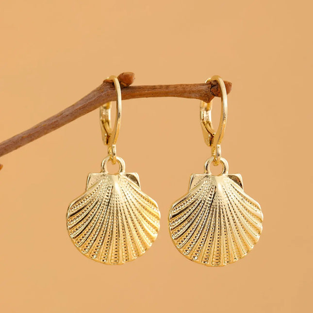 Minimalist Shell & Starfish Earrings for Women | Wholesale Metal Jewelry null
