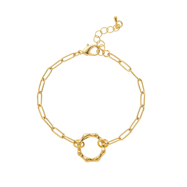 12 Birthstone Open Ring Pendant Necklace and Bracelet – Stainless Steel null