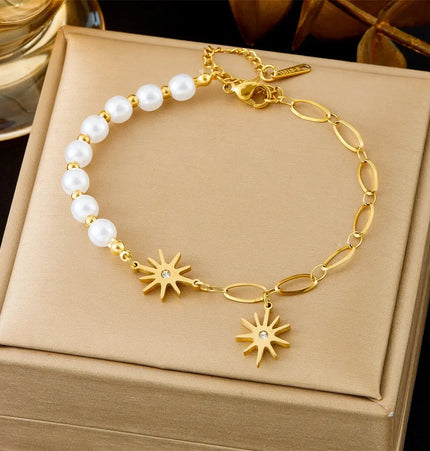 All-Matching Gold Fashion Bracelet – Titanium Steel Wholesale Jewelry null