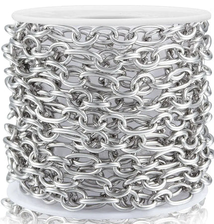 Titanium Steel Cross O-ring Chain Diy Necklace Bracelet null