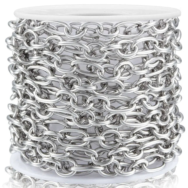 Titanium Steel Cross O-ring Chain Diy Necklace Bracelet null