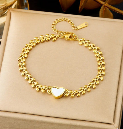 All-Matching Gold Fashion Bracelet – Titanium Steel Wholesale Jewelry null
